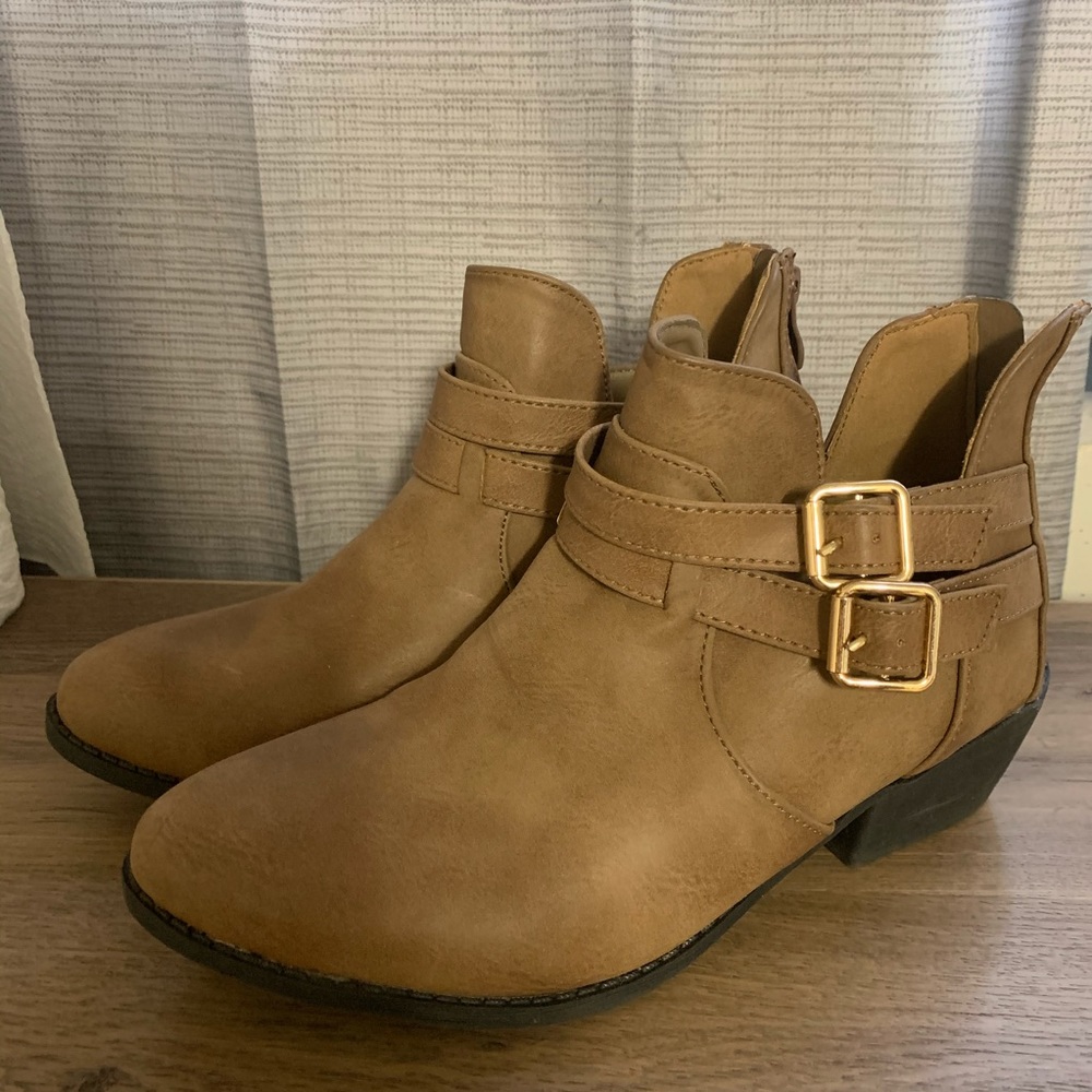 Brown booties